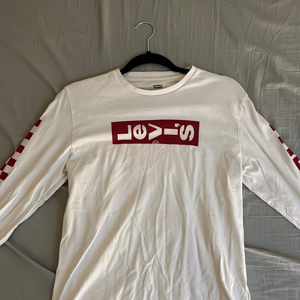 Levi’s Long Sleeve Shirt White Small